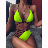 2020 Sexy Women High Waist Bikini Swimsuit