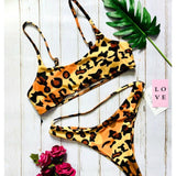 2020 New Summer Women Leopard Print Bikini Set